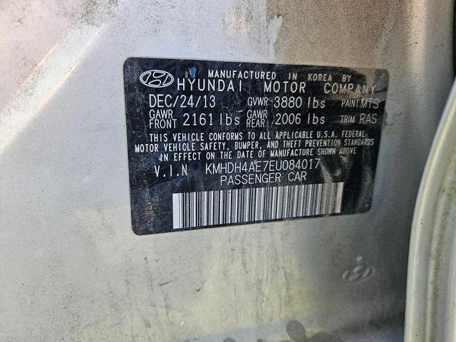 Photo 11 VIN: KMHDH4AE7EU084017 - HYUNDAI ELANTRA SE 