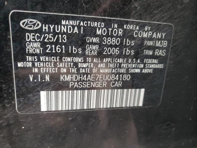 Photo 11 VIN: KMHDH4AE7EU084180 - HYUNDAI ELANTRA SE 