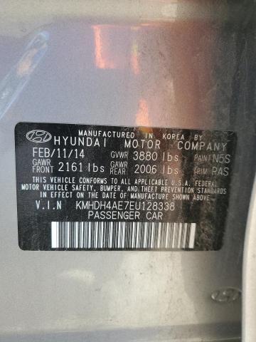 Photo 12 VIN: KMHDH4AE7EU128338 - HYUNDAI ELANTRA 