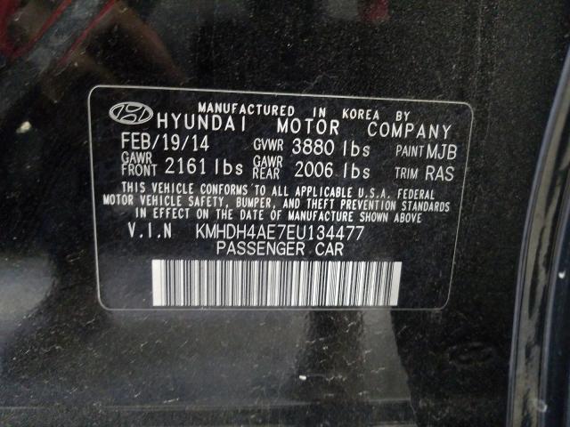 Photo 9 VIN: KMHDH4AE7EU134477 - HYUNDAI ELANTRA SE 