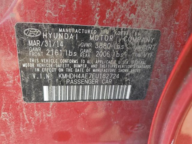 Photo 11 VIN: KMHDH4AE7EU182724 - HYUNDAI ELANTRA 