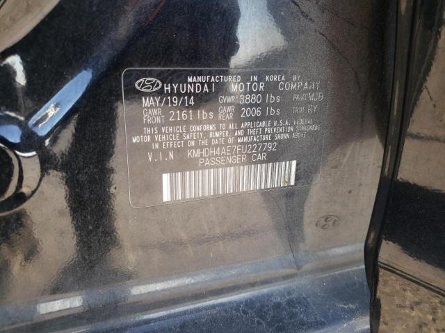 Photo 9 VIN: KMHDH4AE7FU227792 - HYUNDAI ELANTRA SE 