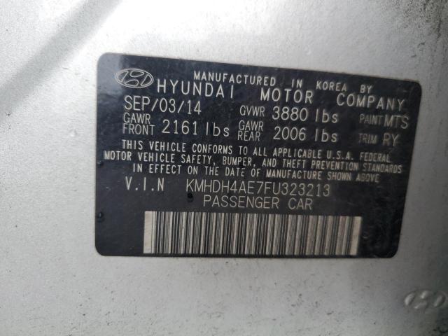 Photo 11 VIN: KMHDH4AE7FU323213 - HYUNDAI ELANTRA 