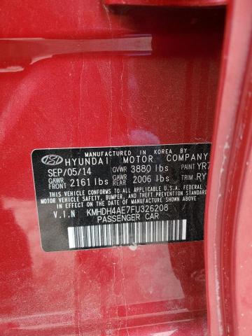 Photo 11 VIN: KMHDH4AE7FU326208 - HYUNDAI ELANTRA SE 