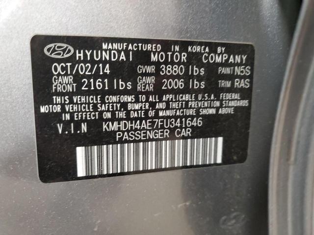 Photo 11 VIN: KMHDH4AE7FU341646 - HYUNDAI ELANTRA SE 