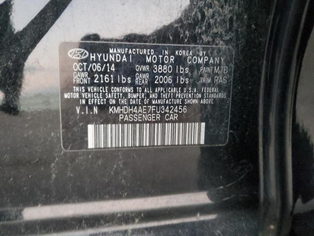 Photo 11 VIN: KMHDH4AE7FU342456 - HYUNDAI ELANTRA SE 