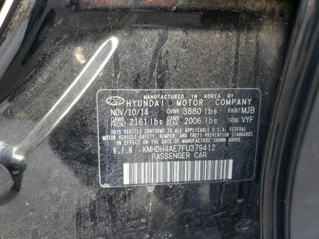 Photo 11 VIN: KMHDH4AE7FU379412 - HYUNDAI ELANTRA SE 