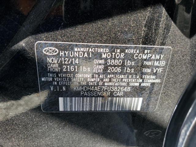 Photo 11 VIN: KMHDH4AE7FU382648 - HYUNDAI ELANTRA SE 