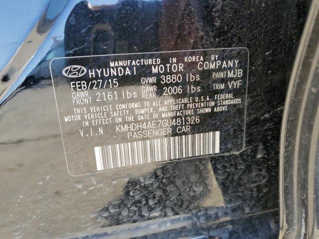 Photo 11 VIN: KMHDH4AE7GU481326 - HYUNDAI ELANTRA SE 