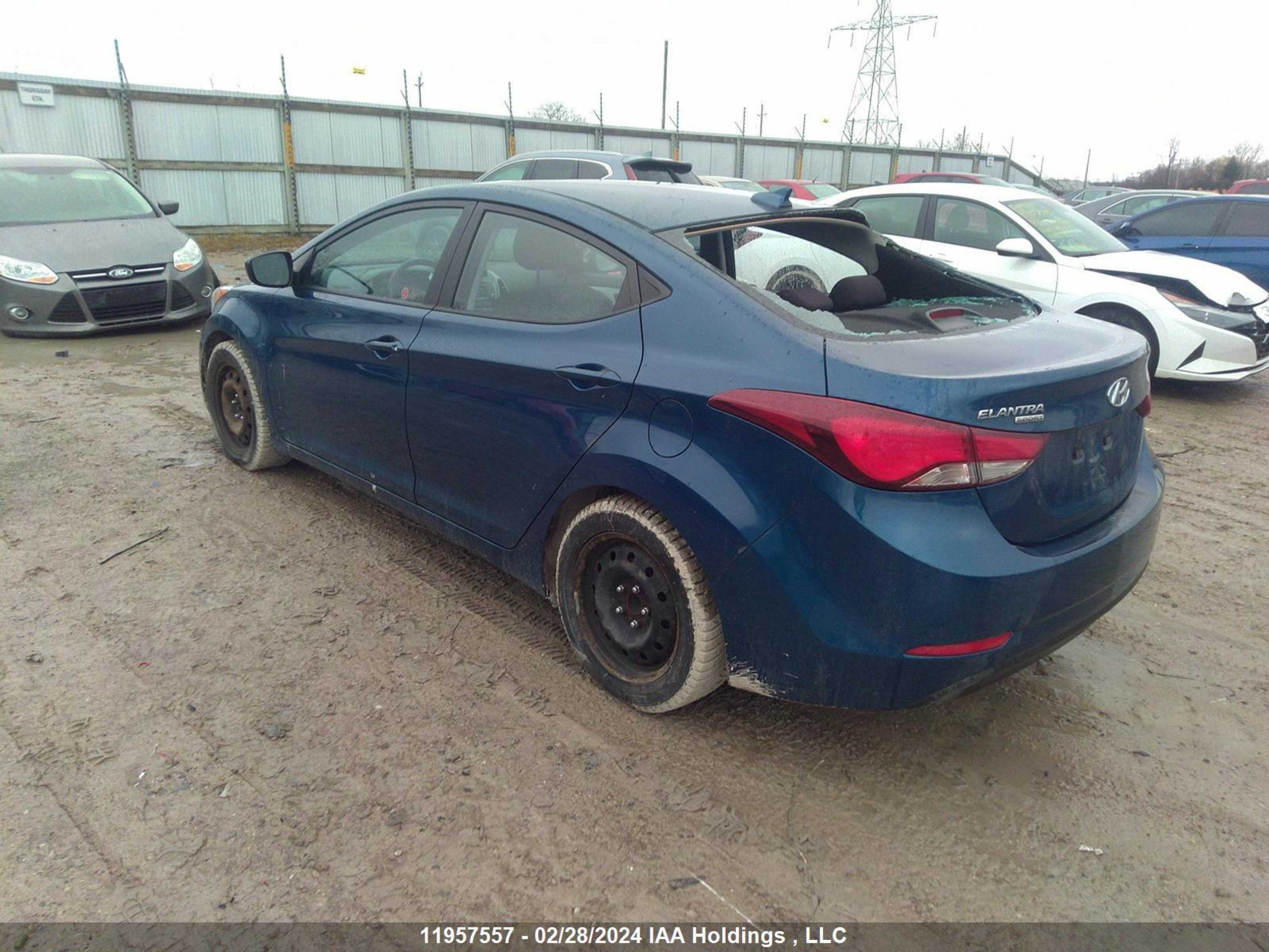 Photo 2 VIN: KMHDH4AE7GU550256 - HYUNDAI ELANTRA 