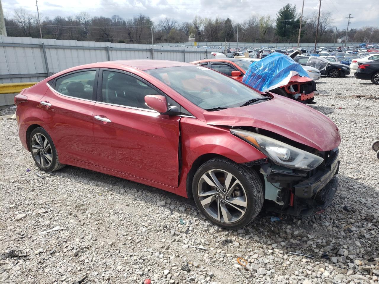 Photo 3 VIN: KMHDH4AE7GU558373 - HYUNDAI ELANTRA 