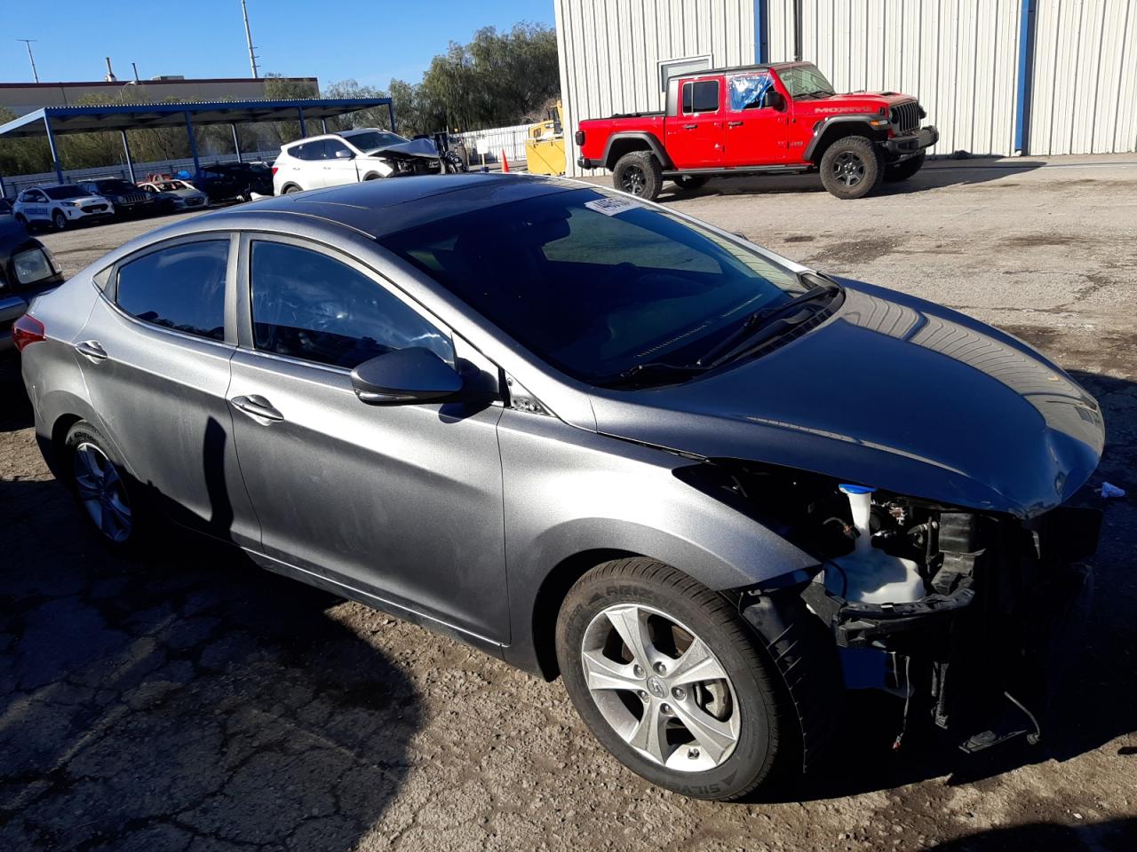 Photo 3 VIN: KMHDH4AE7GU592622 - HYUNDAI ELANTRA 