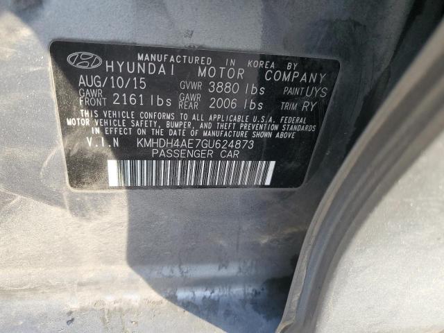 Photo 11 VIN: KMHDH4AE7GU624873 - HYUNDAI ELANTRA 