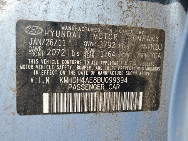 Photo 11 VIN: KMHDH4AE8BU099394 - HYUNDAI ELANTRA 