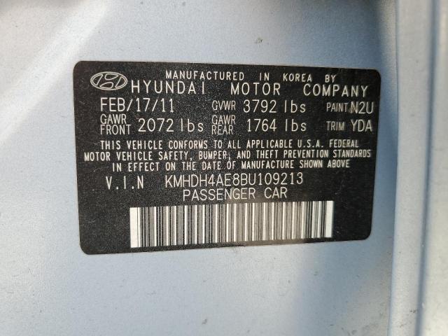 Photo 11 VIN: KMHDH4AE8BU109213 - HYUNDAI ELANTRA 