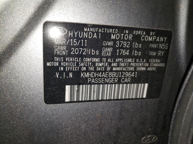 Photo 12 VIN: KMHDH4AE8BU129641 - HYUNDAI ELANTRA 