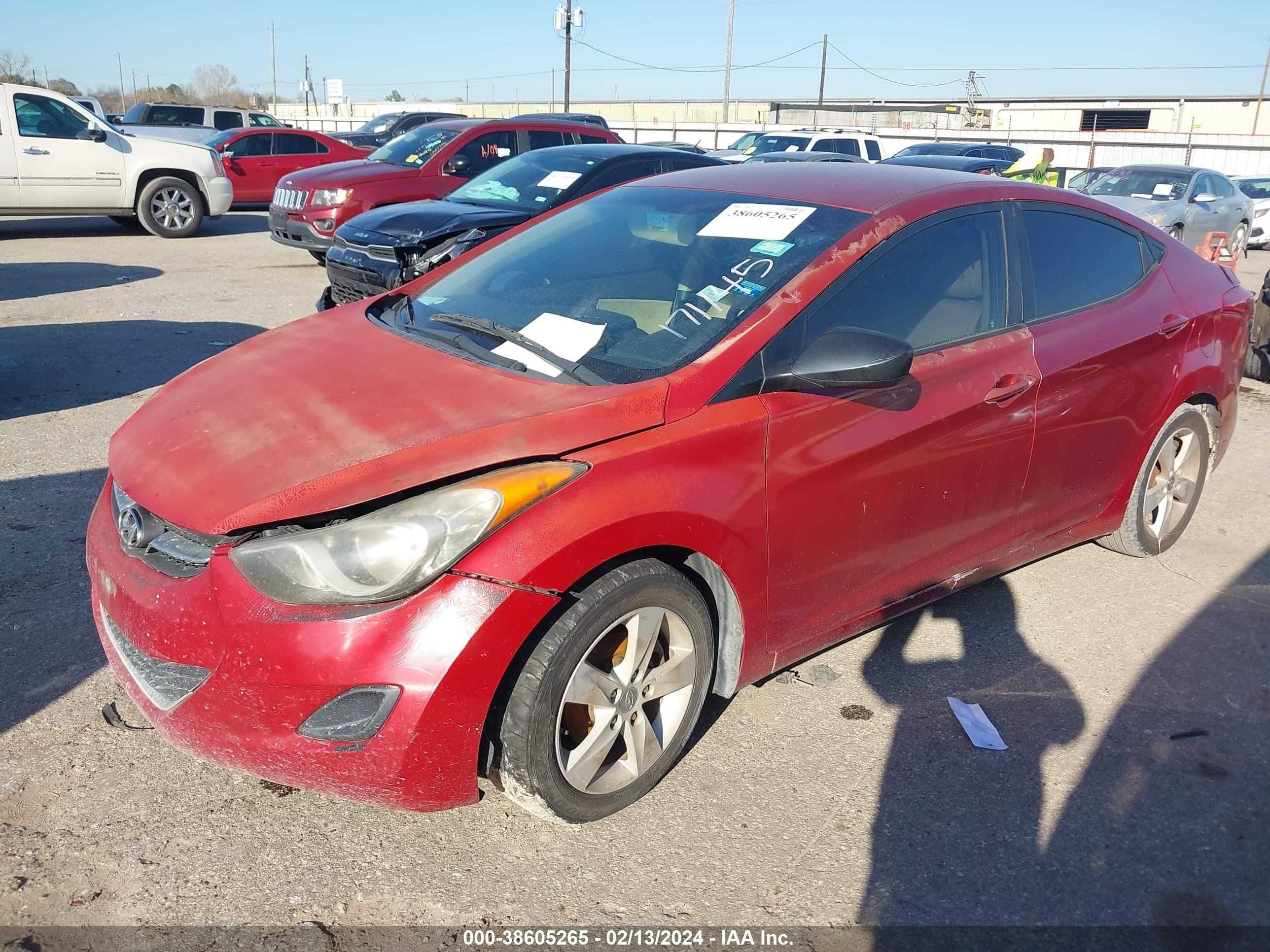 Photo 1 VIN: KMHDH4AE8BU171145 - HYUNDAI ELANTRA 