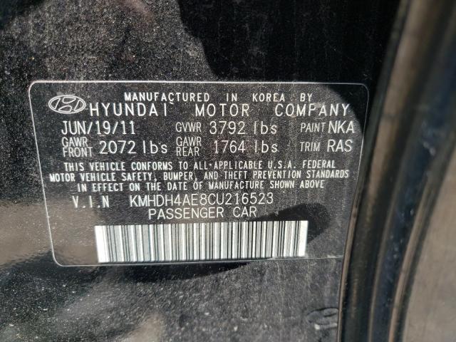 Photo 9 VIN: KMHDH4AE8CU216523 - HYUNDAI ELANTRA GL 