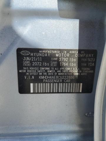 Photo 11 VIN: KMHDH4AE8CU222886 - HYUNDAI ELANTRA 