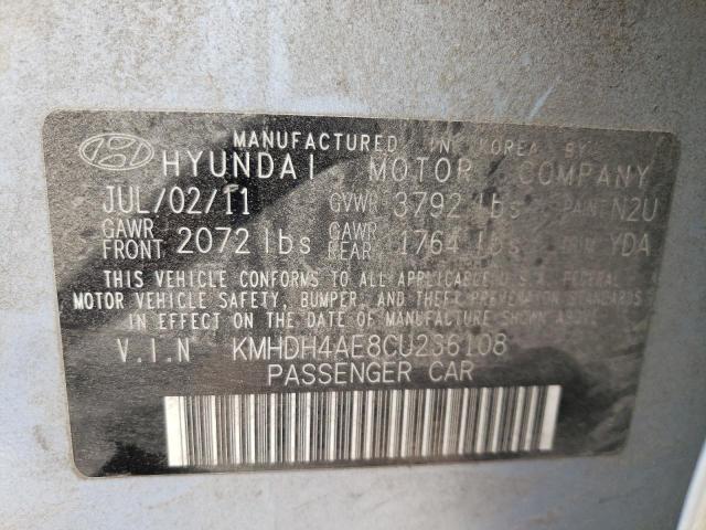 Photo 9 VIN: KMHDH4AE8CU236108 - HYUNDAI ELANTRA GL 