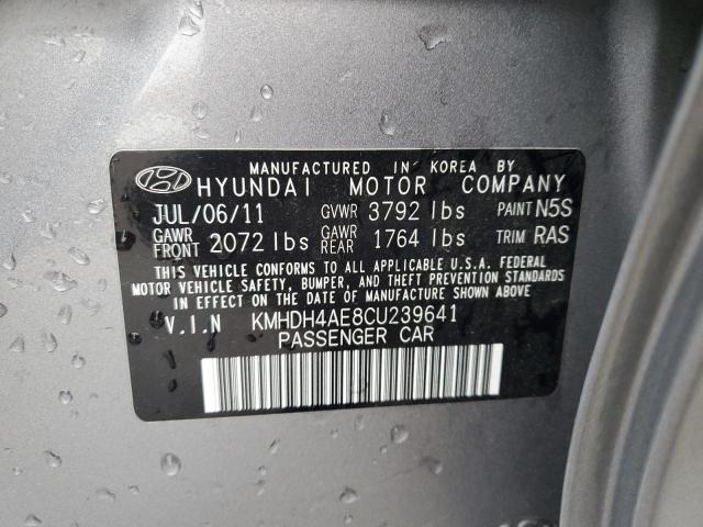 Photo 11 VIN: KMHDH4AE8CU239641 - HYUNDAI ELANTRA 