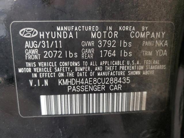 Photo 11 VIN: KMHDH4AE8CU288435 - HYUNDAI ELANTRA 