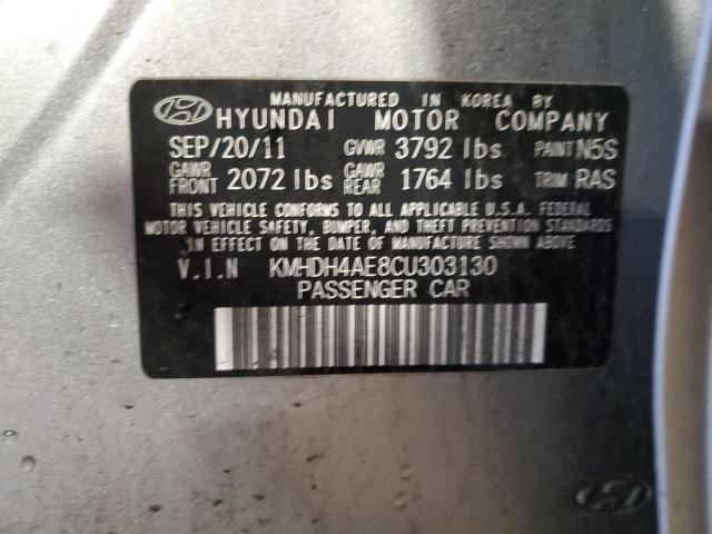 Photo 11 VIN: KMHDH4AE8CU303130 - HYUNDAI ELANTRA 