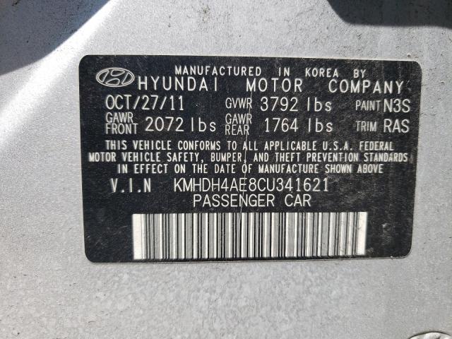 Photo 9 VIN: KMHDH4AE8CU341621 - HYUNDAI ELANTRA GL 