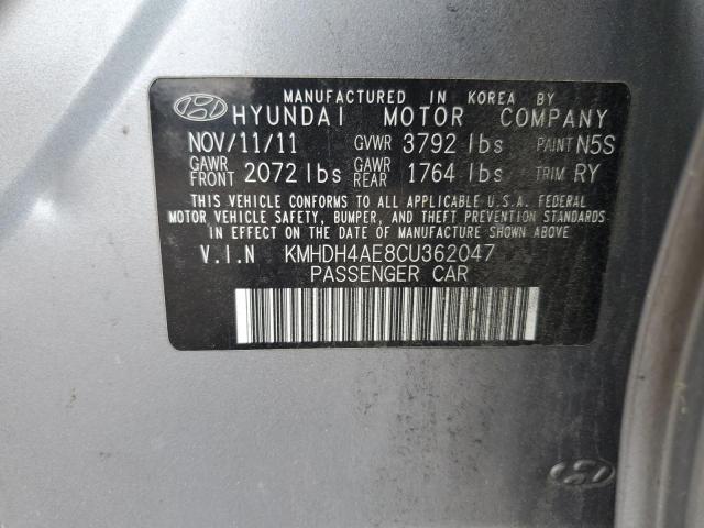 Photo 11 VIN: KMHDH4AE8CU362047 - HYUNDAI ELANTRA 