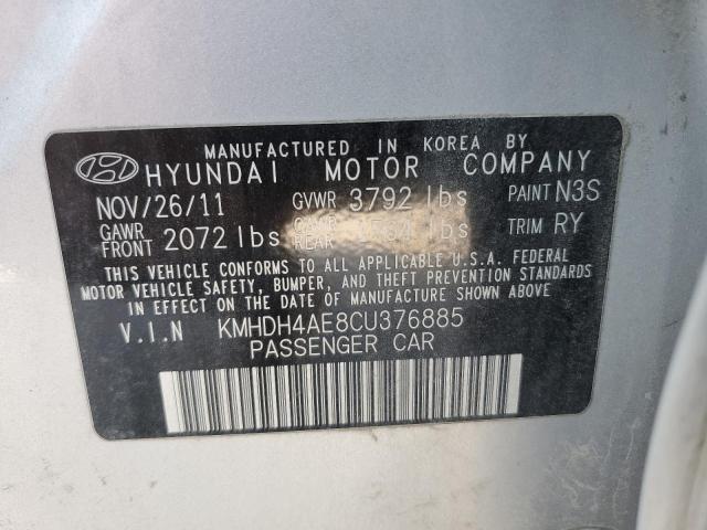 Photo 11 VIN: KMHDH4AE8CU376885 - HYUNDAI ELANTRA 