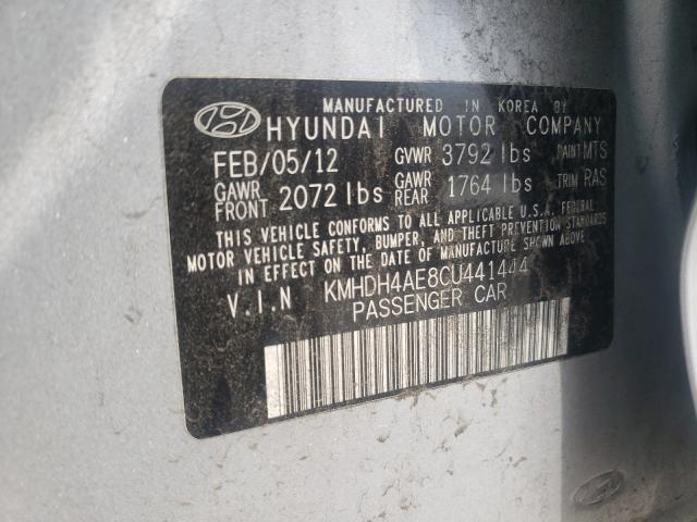 Photo 9 VIN: KMHDH4AE8CU441444 - HYUNDAI ELANTRA GL 