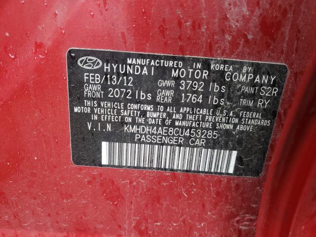 Photo 9 VIN: KMHDH4AE8CU453285 - HYUNDAI ELANTRA GL 