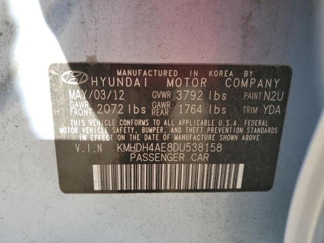 Photo 11 VIN: KMHDH4AE8DU538158 - HYUNDAI ELANTRA GL 