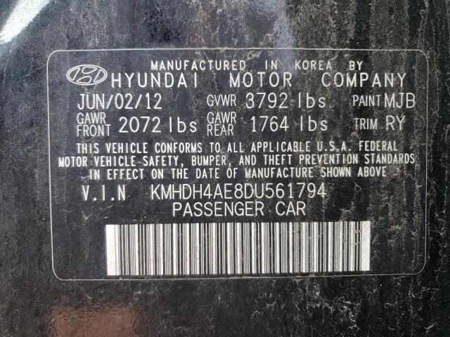 Photo 11 VIN: KMHDH4AE8DU561794 - HYUNDAI ELANTRA GL 