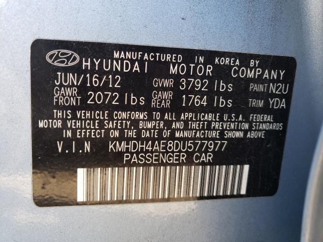 Photo 9 VIN: KMHDH4AE8DU577977 - HYUNDAI ELANTRA 