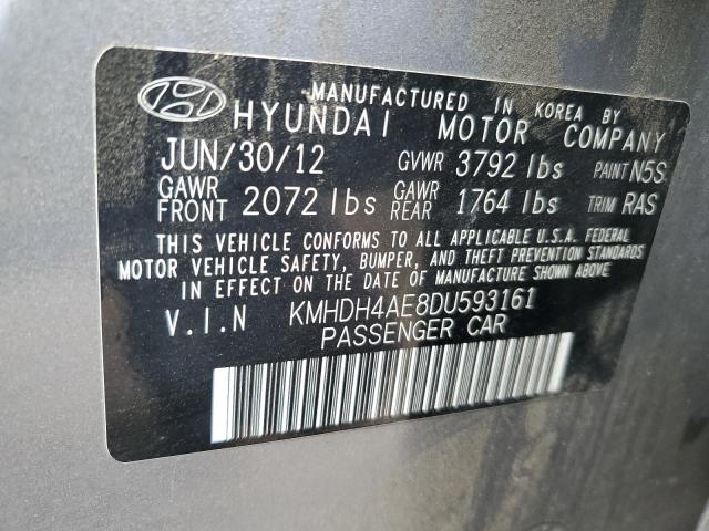 Photo 11 VIN: KMHDH4AE8DU593161 - HYUNDAI ELANTRA 