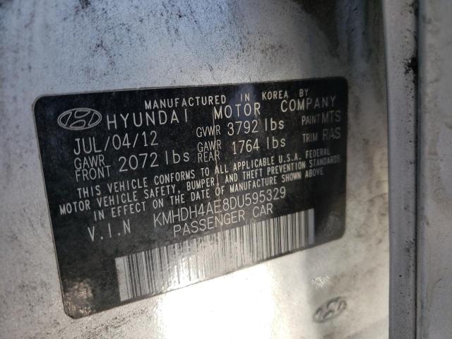 Photo 9 VIN: KMHDH4AE8DU595329 - HYUNDAI ELANTRA GL 