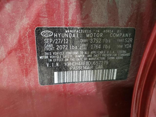 Photo 11 VIN: KMHDH4AE8DU657179 - HYUNDAI ELANTRA 