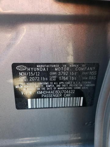 Photo 11 VIN: KMHDH4AE8DU704422 - HYUNDAI ELANTRA 