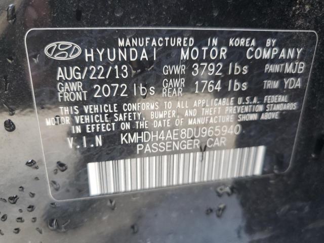 Photo 11 VIN: KMHDH4AE8DU965940 - HYUNDAI ELANTRA GL 