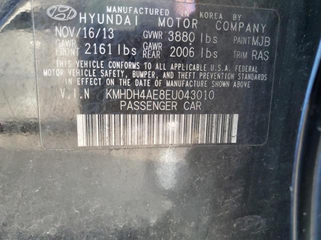 Photo 12 VIN: KMHDH4AE8EU043010 - HYUNDAI ELANTRA 