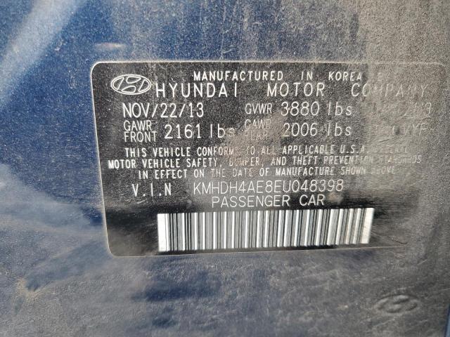 Photo 11 VIN: KMHDH4AE8EU048398 - HYUNDAI ELANTRA SE 