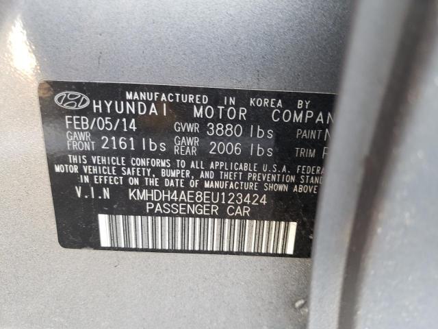 Photo 11 VIN: KMHDH4AE8EU123424 - HYUNDAI ELANTRA SE 