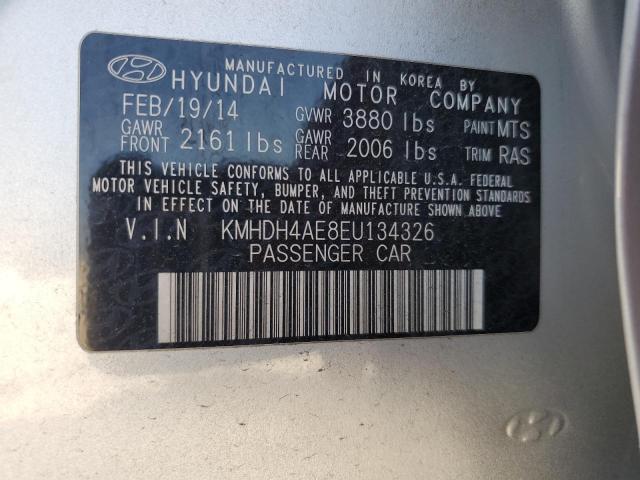 Photo 11 VIN: KMHDH4AE8EU134326 - HYUNDAI ELANTRA 