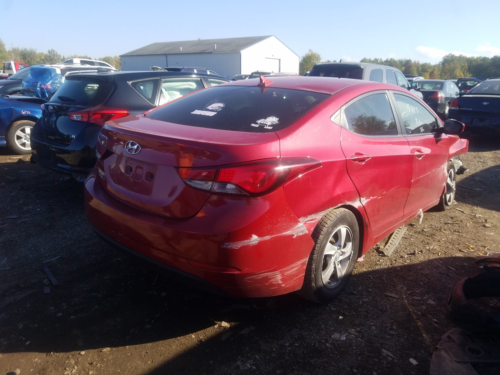 Photo 3 VIN: KMHDH4AE8EU169027 - HYUNDAI ELANTRA SE 