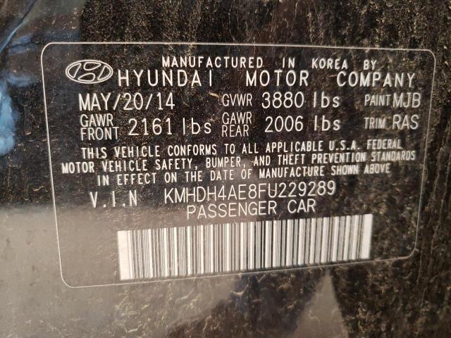 Photo 9 VIN: KMHDH4AE8FU229289 - HYUNDAI ELANTRA SE 