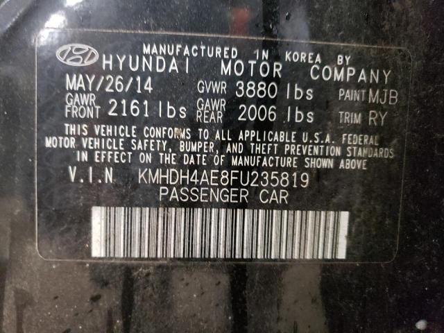 Photo 11 VIN: KMHDH4AE8FU235819 - HYUNDAI ELANTRA 