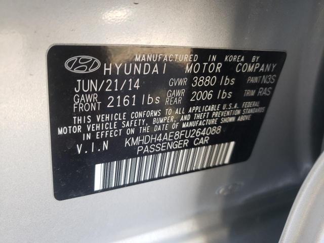 Photo 9 VIN: KMHDH4AE8FU264088 - HYUNDAI ELANTRA SE 