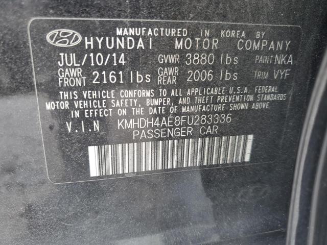 Photo 11 VIN: KMHDH4AE8FU283336 - HYUNDAI ELANTRA 