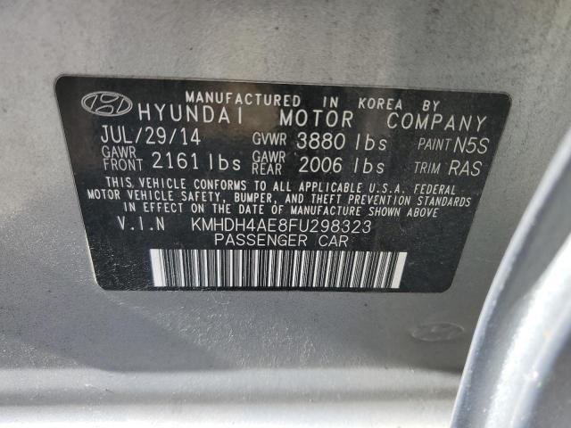 Photo 11 VIN: KMHDH4AE8FU298323 - HYUNDAI ELANTRA 